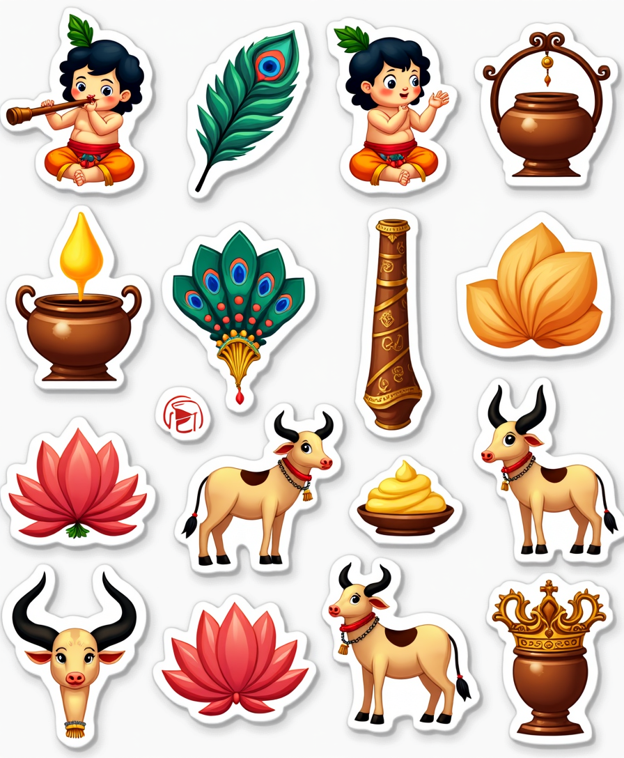 Festive India - Sticker Sheet v22